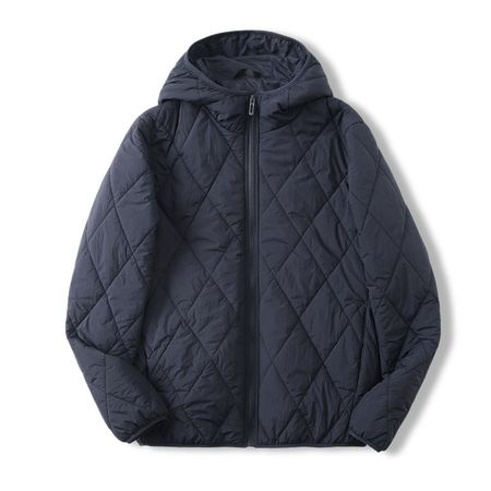 Silk Hooded Cotton Coat Women's Warm Coat